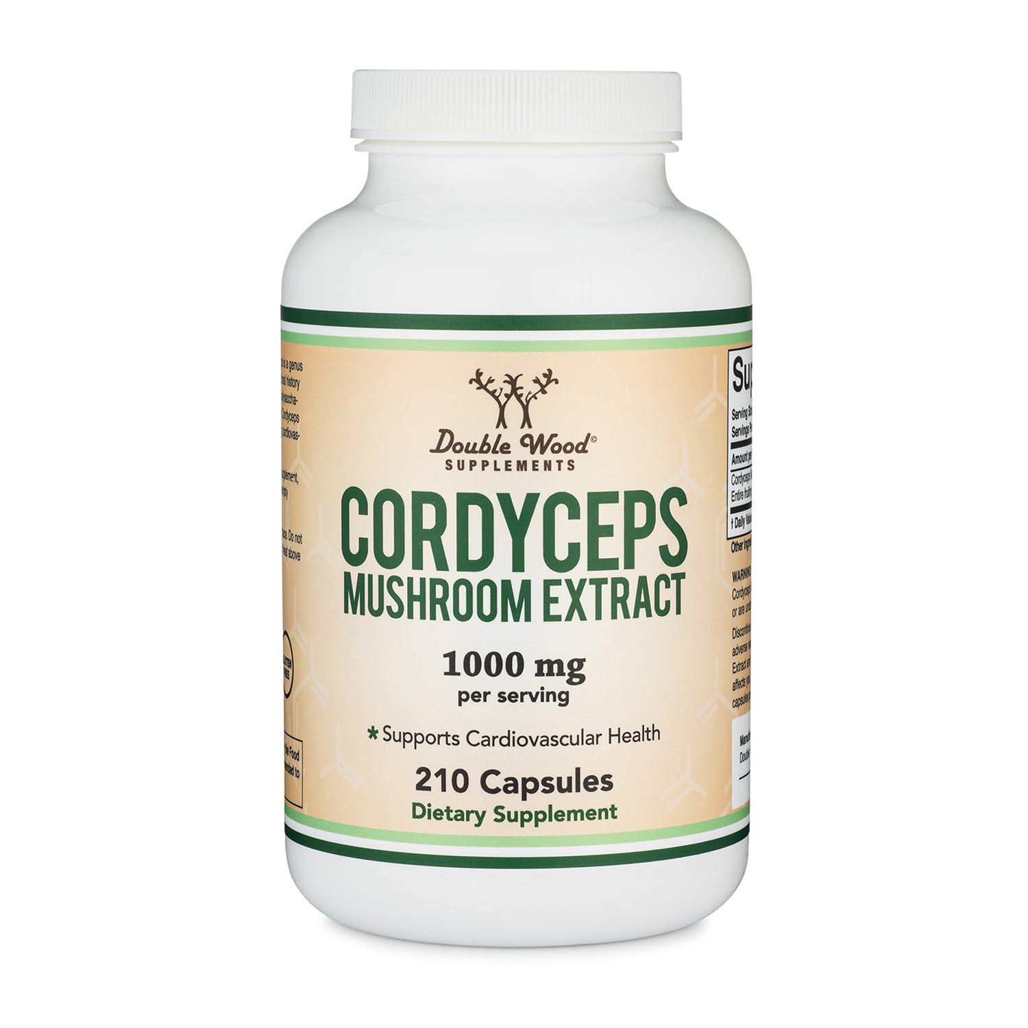 Cordyceps extrakt (210 kapsúl) - Double Wood Supplements
